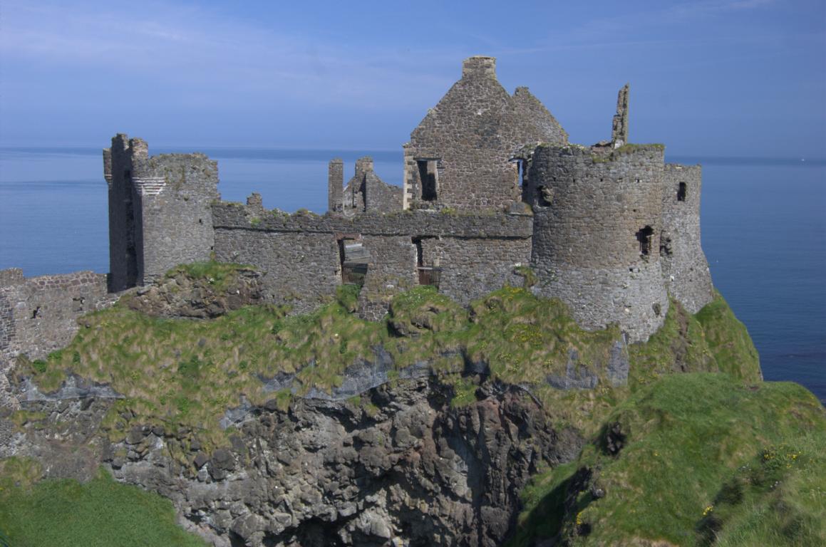 Die Ruine von Dunluce Castle