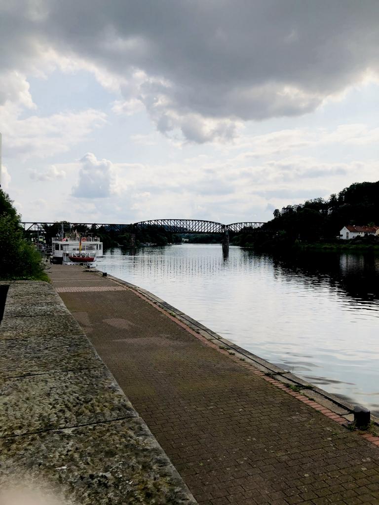 Blick auf die Weser bei Hameln