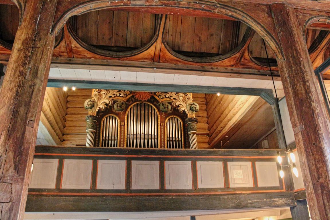 Stabkirche Lom Orgel