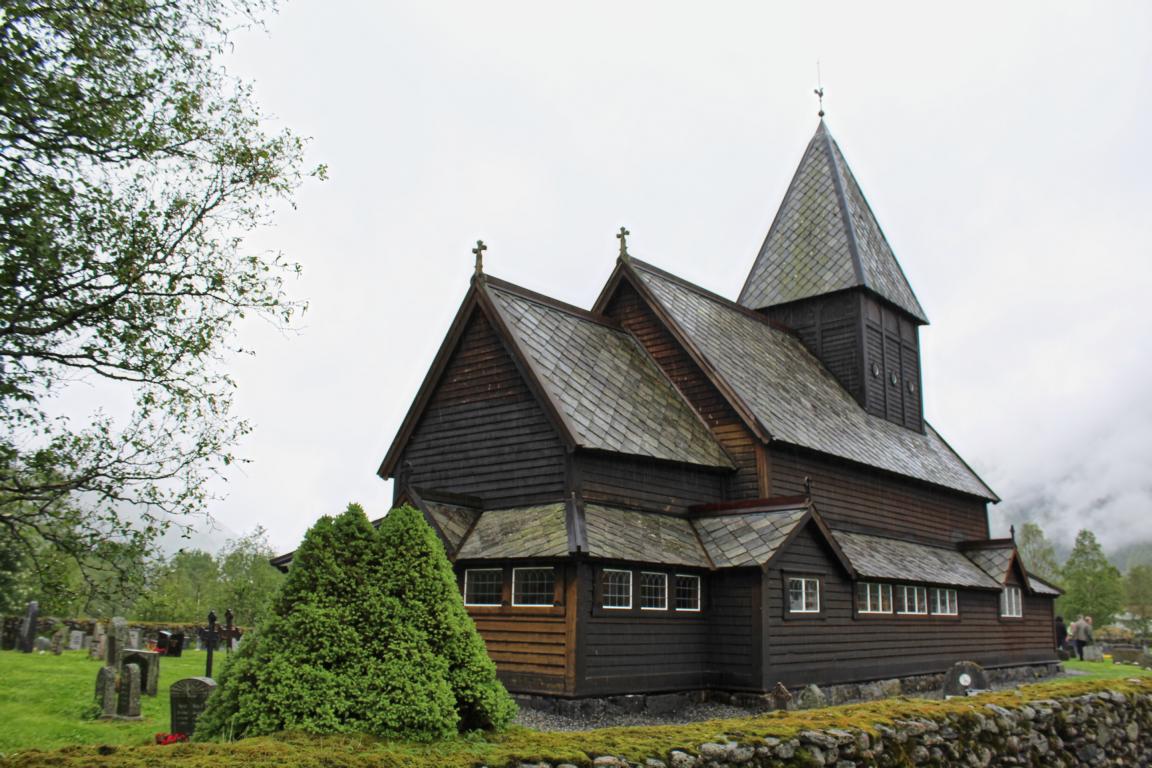 Stabkirche Röldal im Süden von Norwegen