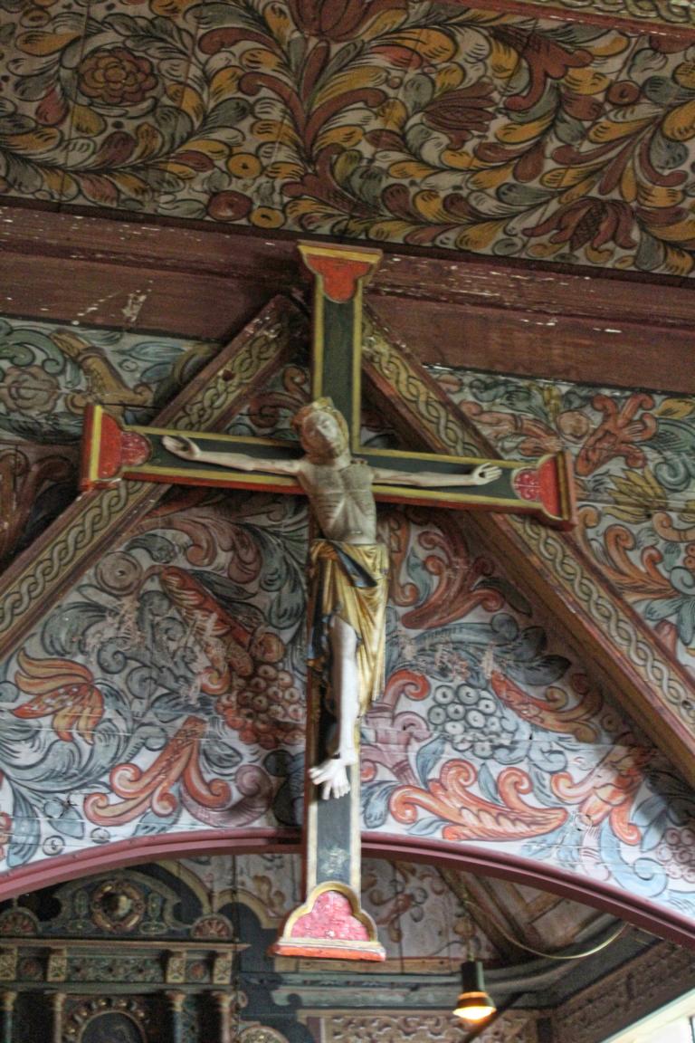 Kruzifix in der Stabkirche Röldal