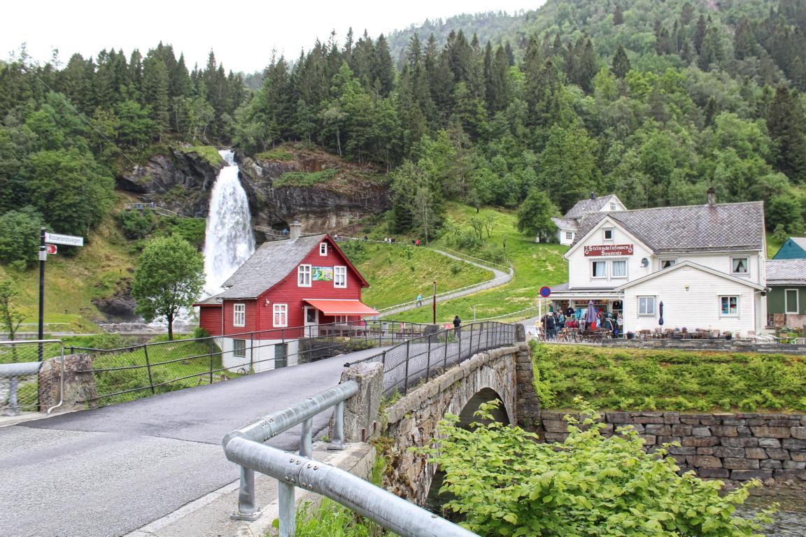 Wasserfall Steindalsfossen