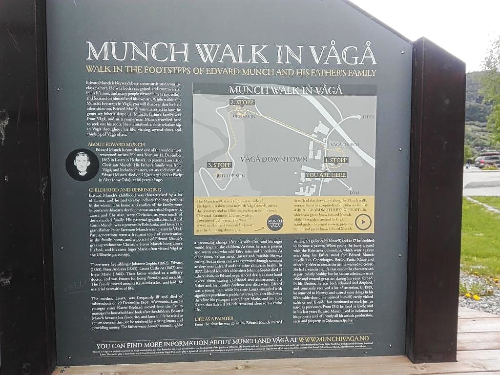 Infortafel am Munch Walk