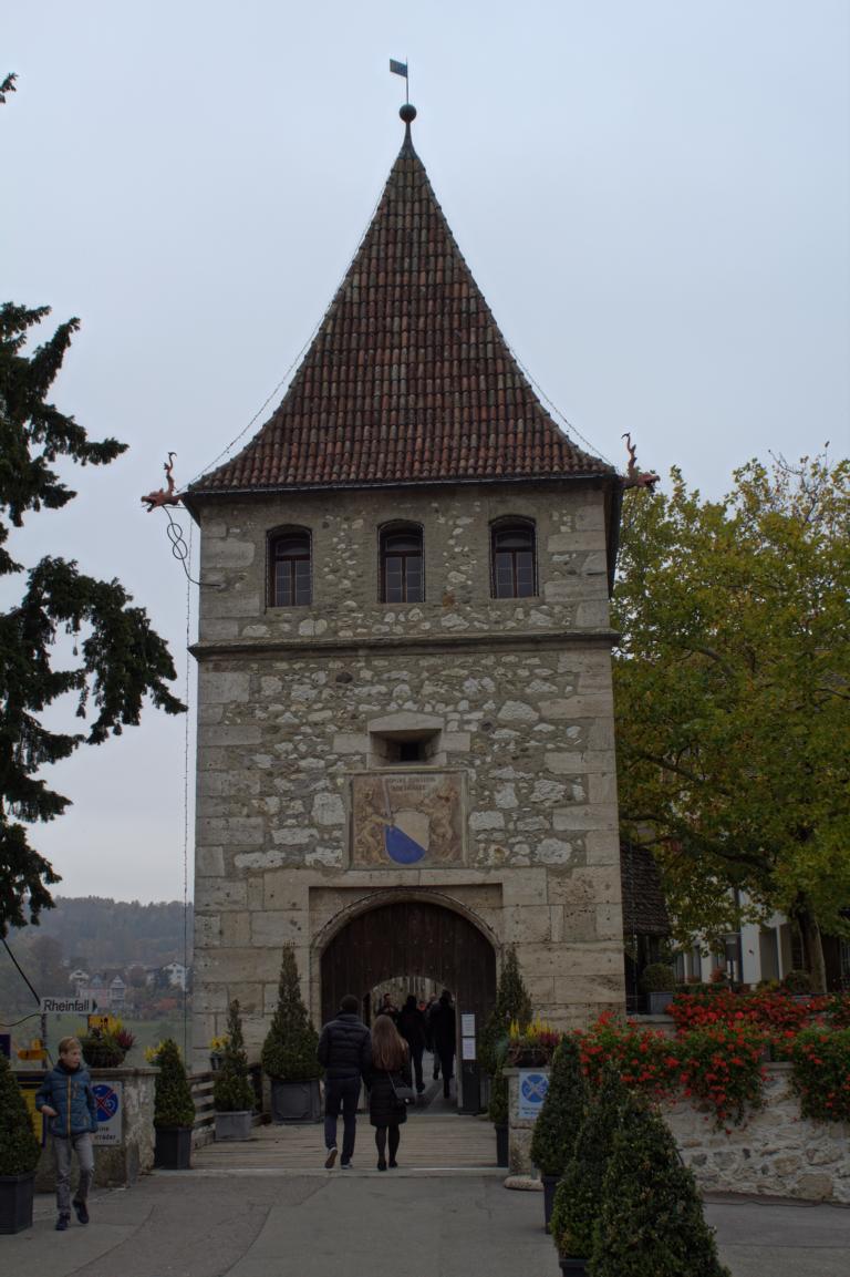 Rheinfall Eingang zur Burg Laufen