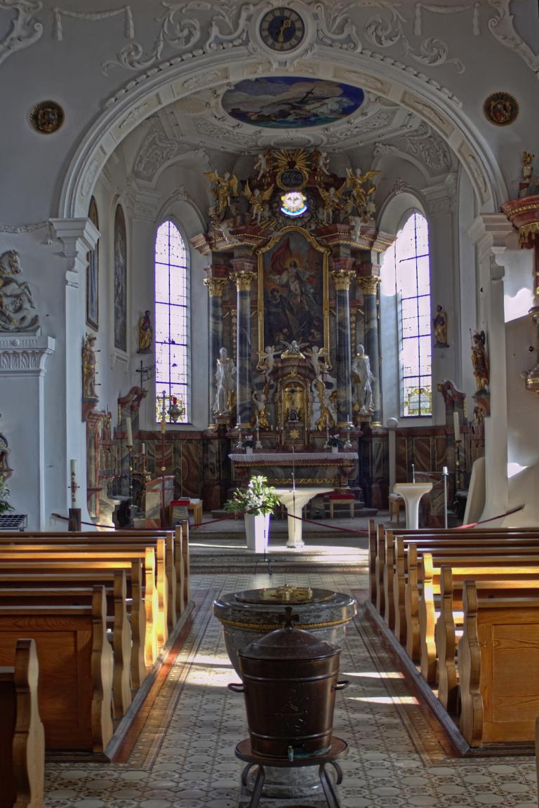 Die Kirche St. Georg in Wasserburg am Bodensee