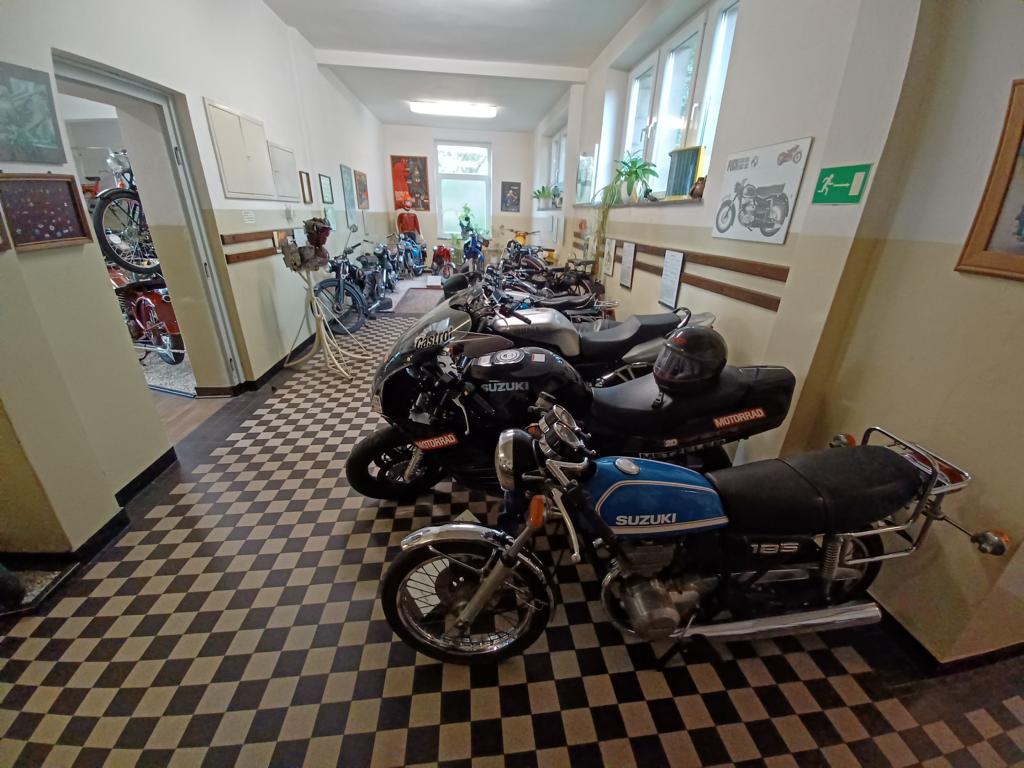 Ausstellungsraum im Motorradmuseum Ibbenbüren