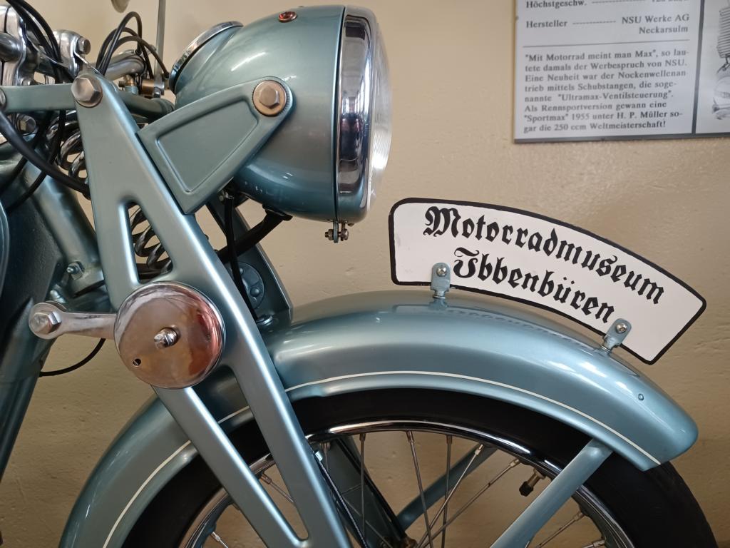 Schild Motorradmuseum Ibbenbüren