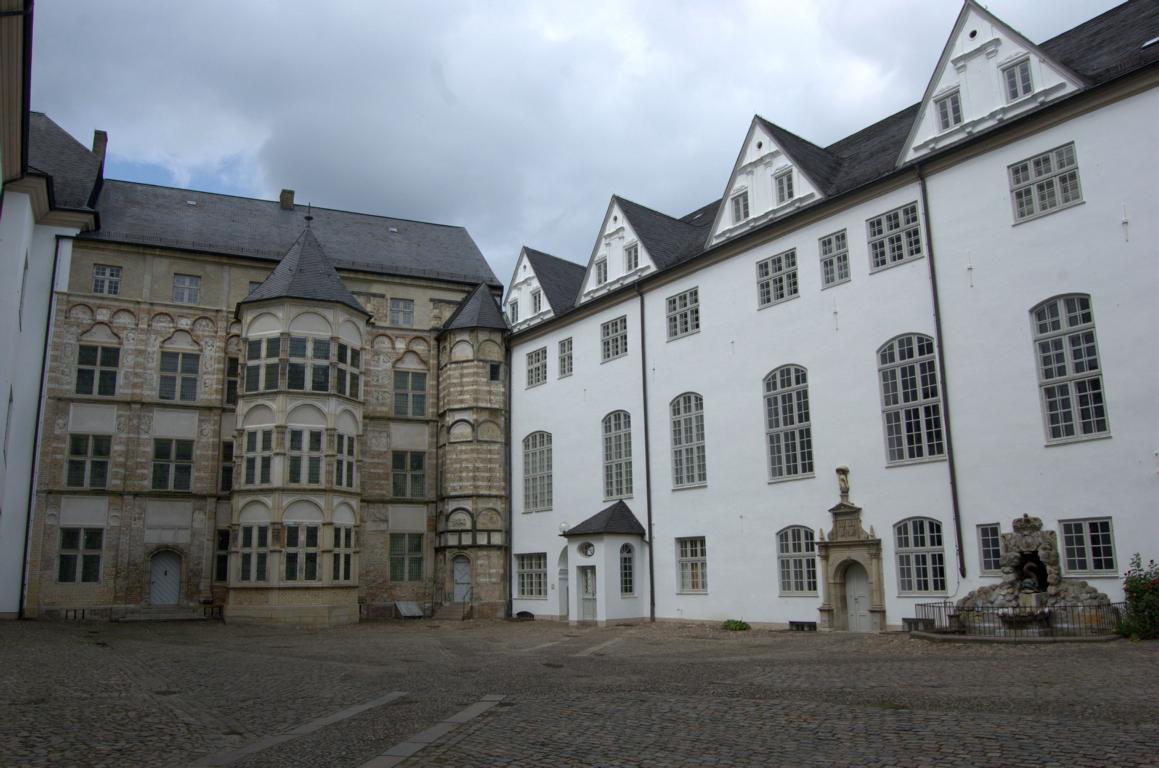 Innenhof von Schloss Gottorf in Schleswig