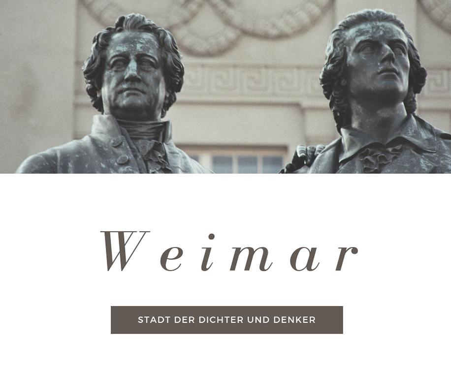 Weimar: Stadt der Dichter und Denker
