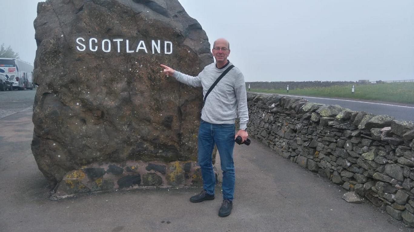 An der 'Scottish Border'