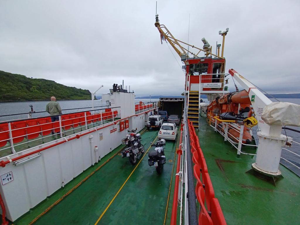 Auf der Fähre von Tobermory nach Kilchoan