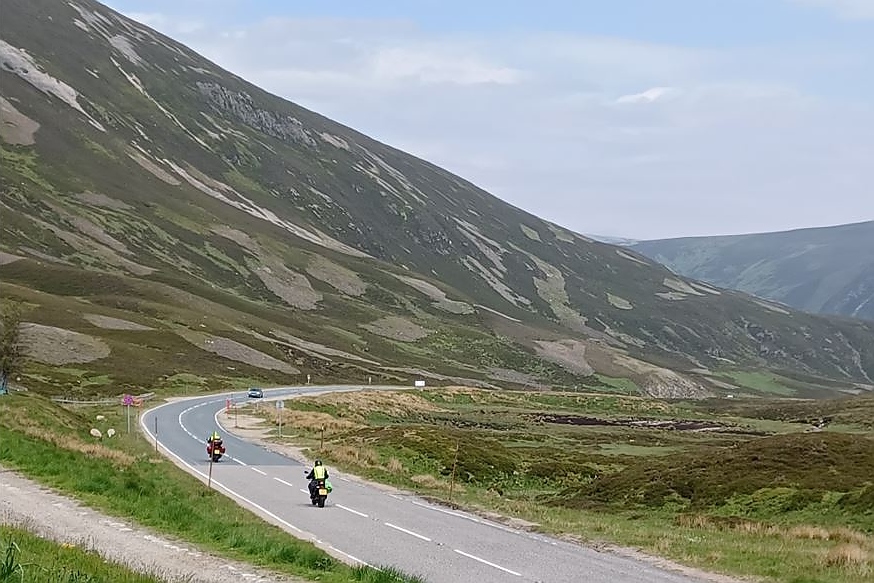 Auf der 'Old Military Road'