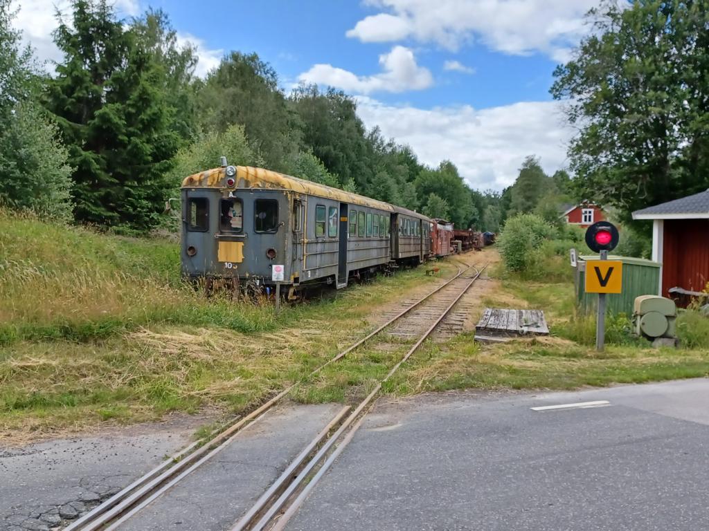 Bahnübergang in Hultanäs