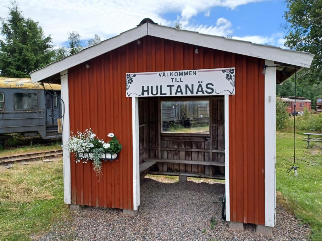 Bahnübergang in Hultanäs