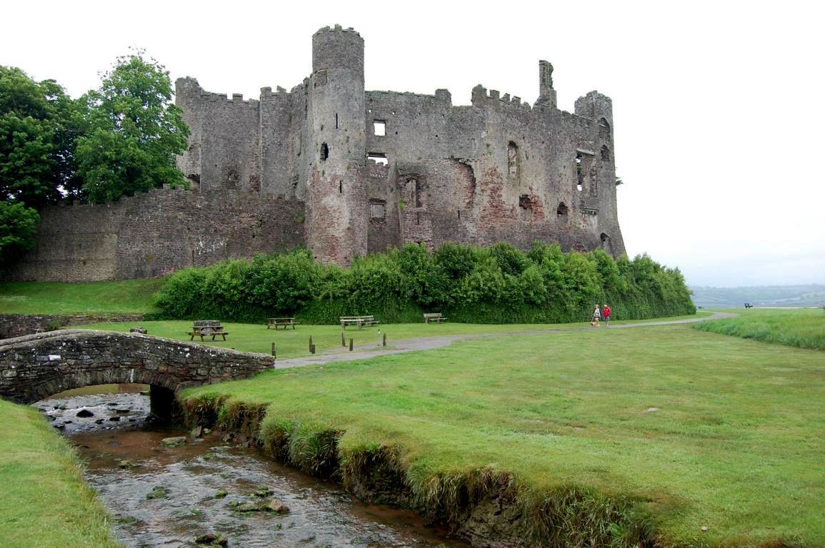Ruine von Laugharne Castle