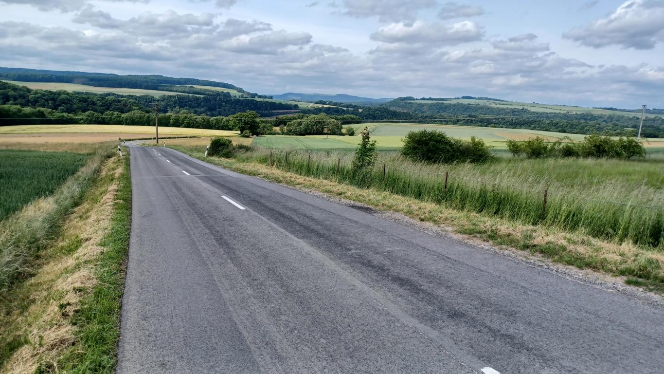 Pause mit Aussicht in Luxemburg